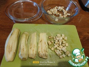 Жареная капуста с баклажанами и перцем