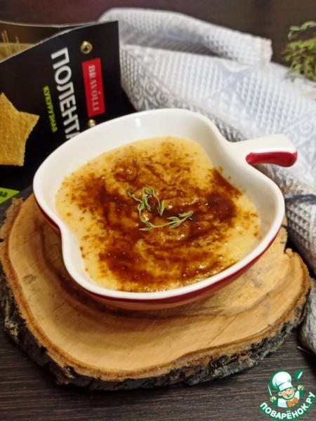 Жареная кукурузная каша с кокосовым сахаром