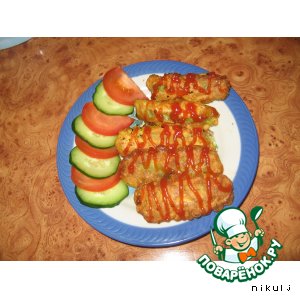 Жареный голубцы "Воробушки"