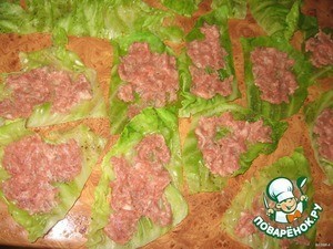 Жареный голубцы "Воробушки"