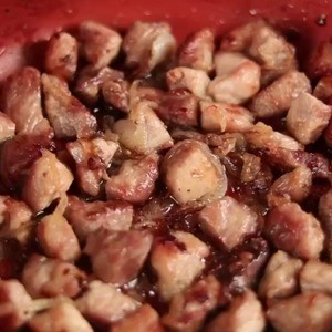 Жареный картофель с мясом Жареный картофель с мясом