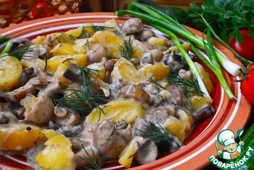Жаркое "Грибное лукошко" Жаркое "Грибное лукошко"
