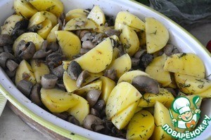 Жаркое "Грибное лукошко" Жаркое "Грибное лукошко"