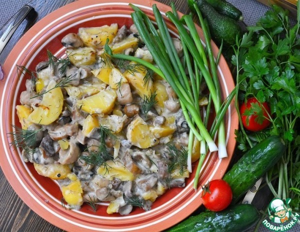 Жаркое "Грибное лукошко" Жаркое "Грибное лукошко"