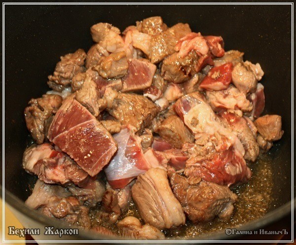 Жаркое из баранины с айвой "Бехили Жаркоп" Жаркое из баранины с айвой "Бехили Жаркоп"