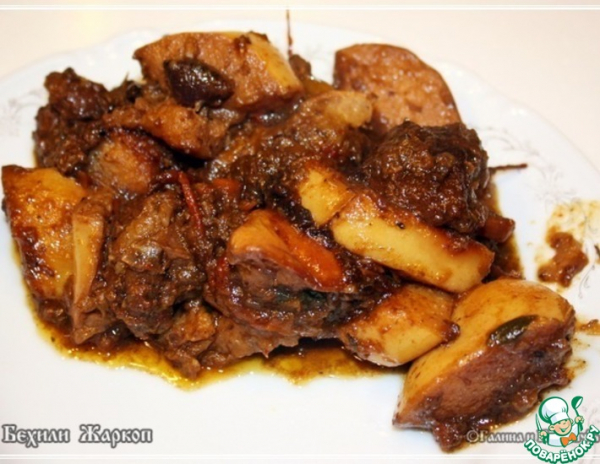 Жаркое из баранины с айвой "Бехили Жаркоп" Жаркое из баранины с айвой "Бехили Жаркоп"