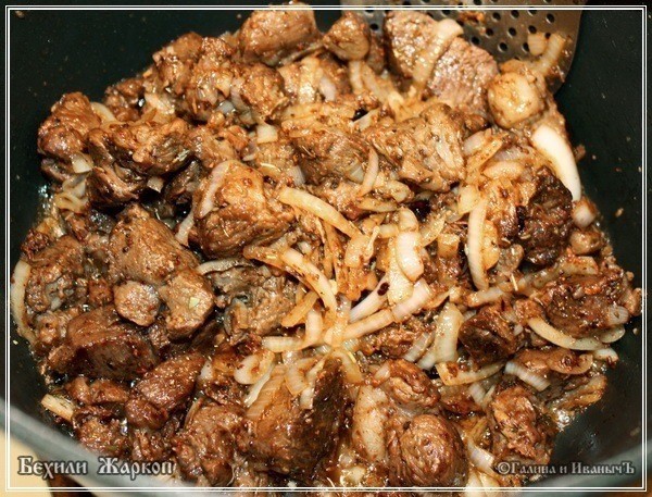 Жаркое из баранины с айвой "Бехили Жаркоп" Жаркое из баранины с айвой "Бехили Жаркоп"