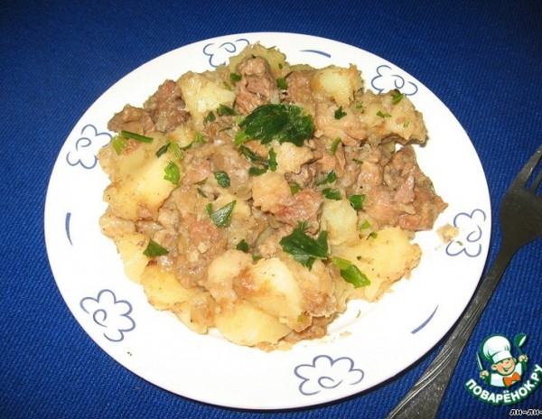 Жаркое из говядины "Бабушкино" Жаркое из говядины "Бабушкино"