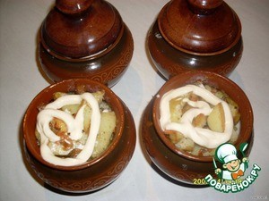 Жаркое по-домашнему в горшочках