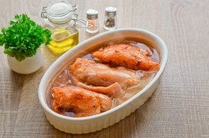 Курица в меде с рисом Курица в меде с рисом