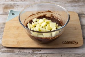 Кекс с яблоками и какао Кекс с яблоками и какао