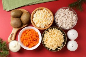 Салат "Новогодняя экзотика" Салат "Новогодняя экзотика"