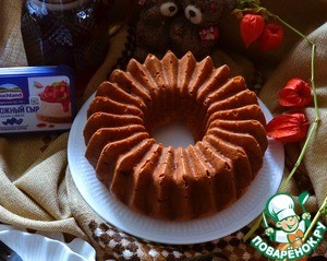 Банановый кекс на творожном сыре