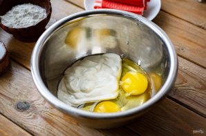 Крабовые палочки в кляре с чесноком Крабовые палочки в кляре с чесноком