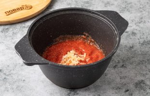 Томатная паста с чесноком на зиму Томатная паста с чесноком на зиму