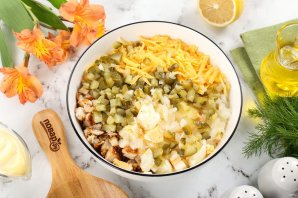 Салат "Гнездо" Салат "Гнездо"