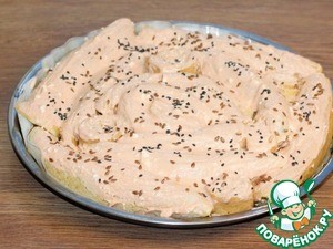 Блинный пирог с тунцом Блинный пирог с тунцом