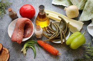 Папоротник со свининой Папоротник со свининой