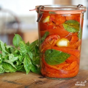 Помидоры, сушеные в духовке Помидоры, сушеные в духовке