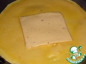 Тыквенные блины с мясом и сыром Тыквенные блины с мясом и сыром