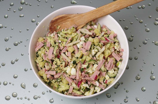 Окрошка на квасе Окрошка на квасе