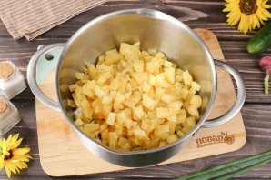 Классическая окрошка с уксусом Классическая окрошка с уксусом