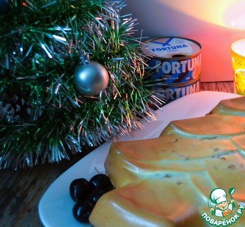 Заливной пирог с тунцом и жареным луком Заливной пирог с тунцом и жареным луком