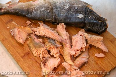 Оливье с копченой рыбой Оливье с копченой рыбой