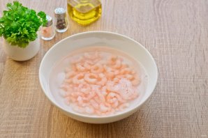 Салат из авокадо с креветками без майонеза Салат из авокадо с креветками без майонеза