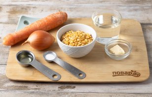 Гороховая каша с морковью и луком в мультиварке Гороховая каша с морковью и луком в мультиварке