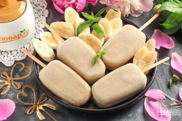 Бананово-огуречное мороженое Бананово-огуречное мороженое