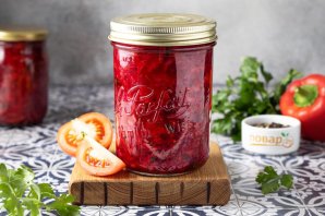 Борщевая заправка на зиму с капустой Борщевая заправка на зиму с капустой