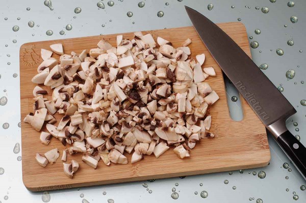 Мясо по-французски с грибами