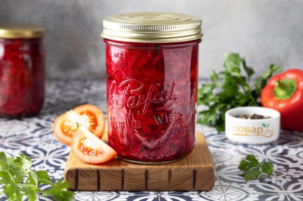 Борщевая заправка на зиму с капустой Борщевая заправка на зиму с капустой