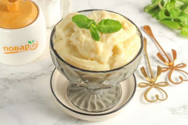 Заварной крем с коньяком Заварной крем с коньяком