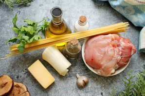 Лингвини с курицей Лингвини с курицей