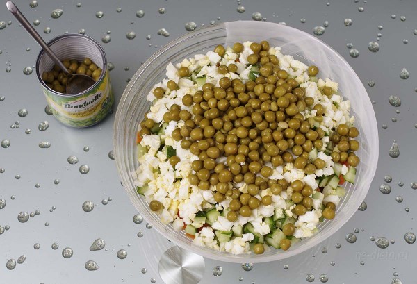 «Оливье» с курицей «Оливье» с курицей