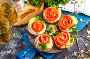 Бутерброды к шампанскому Бутерброды к шампанскому