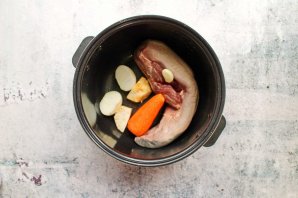 Говяжий язык в скороварке