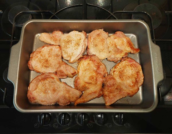 Мясо по-французски с грибами