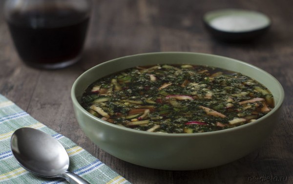 Окрошка на квасе Окрошка на квасе