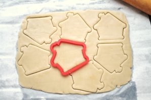 Стеклянное печенье "Снеговик в домике" Стеклянное печенье "Снеговик в домике"