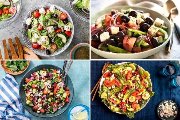 
Классический Греческий салат – 9 пошаговых рецептов с фетаксой	