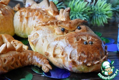 Пирог "Дракон 2024"