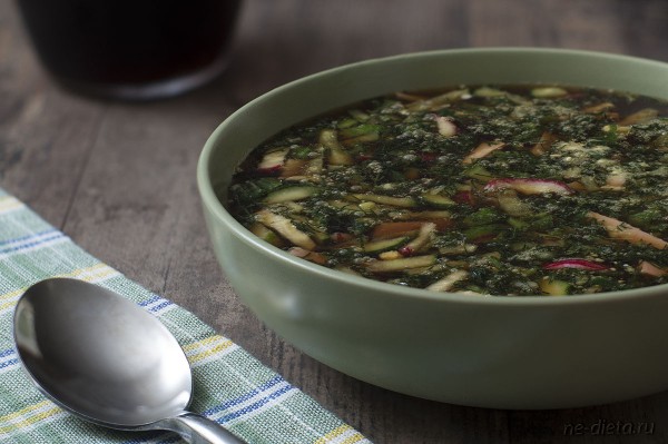 Окрошка на квасе Окрошка на квасе