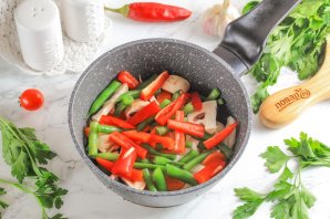 Японский суп с лососем Японский суп с лососем