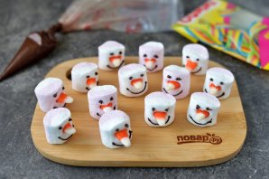 Новогоднее печенье "Тающие снеговики" Новогоднее печенье "Тающие снеговики"