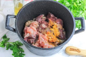Куриное ассорти по-иерусалимски в домашних условиях Куриное ассорти по-иерусалимски в домашних условиях