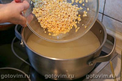 Суп гороховый с кабачками Суп гороховый с кабачками