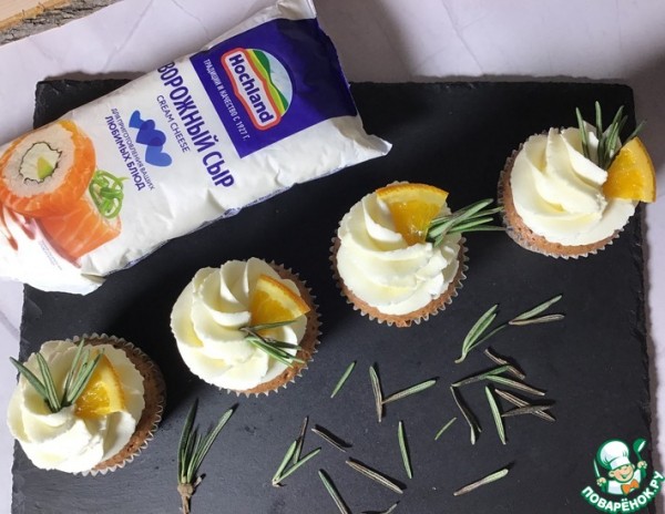 Капкейки «Розмарин и апельсин» Капкейки «Розмарин и апельсин»
